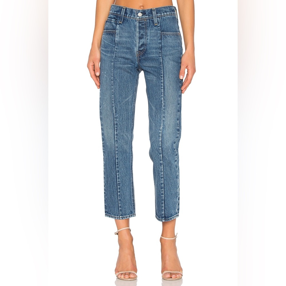 Levis Altered Straight Jeans